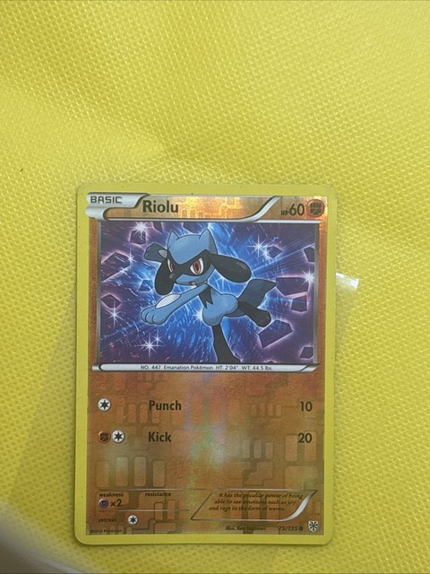 Riolu [Reverse Holo] #75 (Plasma Storm (2013))