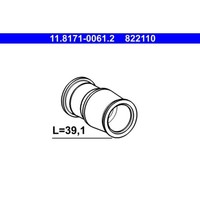ATE 11.8171-0061.2 FüHrungshüLse, Bremssattel Bremsen