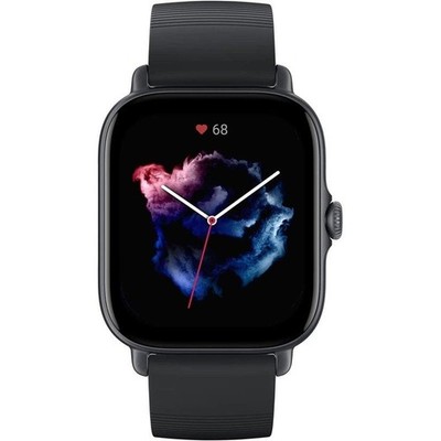 Amazfit GTS 3 Graphite Schwarz Bluetooth SmartWatch 1,75 Zoll NEU & Versiegelt