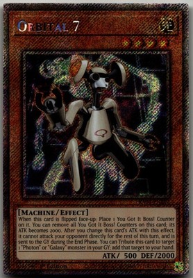 Orbital 7 (Platinum Secret Rare) Platinum Secret Rare Quarter Century Stampede R