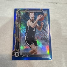 2025-26 Topps Sandglitter Blue SSP Danny Wolf RC Brooklyn Nets #227