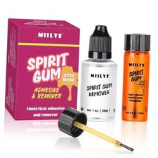 Spirit Gum Adhesive and Remover   15ml Professional Orange-Extra Strong
