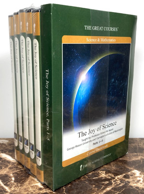The Joy of Science Great Courses 30-CD Audiobook & Guidebook SEALED Robert Hazen