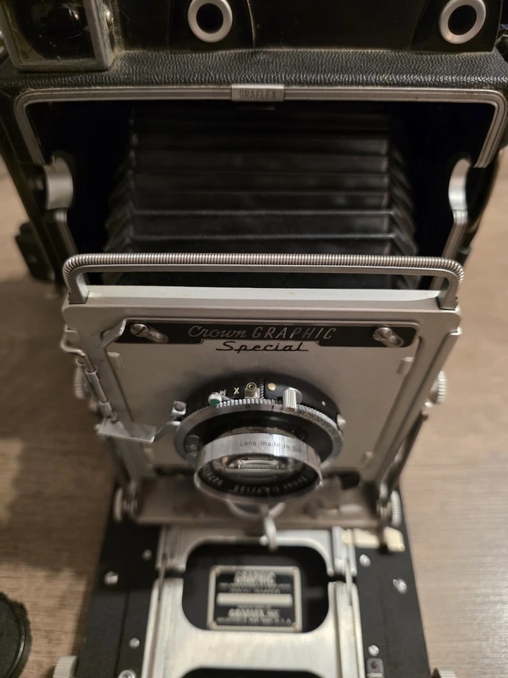 Câmera especial gráfica vintage Crown da Graflex Inc. Fabricado em Nova York - Imagem 3 de 4