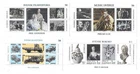 Sweden Stamps unused Blocks of 4 MNH Film Rokoko Automobiles Music ABBA Slania