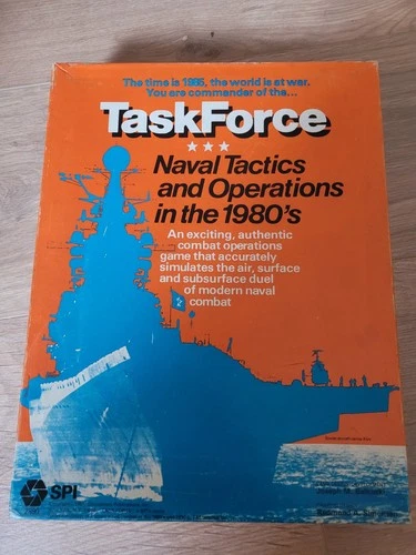 Game SPI Board Game - Task Force: Naval Tactics and Operations in the 1980's