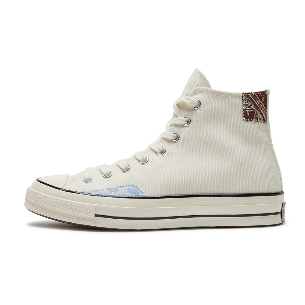 Converse Chuck 70 High Crafted Ollie Patch Sneakers in Egret A04500C New Size Available