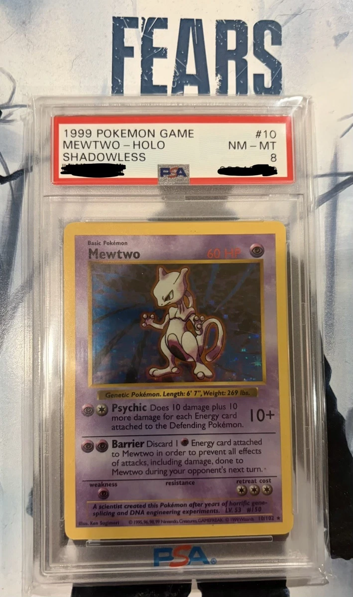 Mewtwo Pokémon TCG Shadowless Individual Collectible Card Game