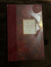 Christmas Memories Record Book Photo Album Scrapbook with Ribbon Vintage Red