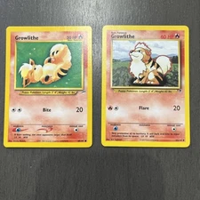 Growlithe 68/105 and Growlithe 45/110