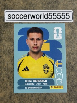 PANINI FIFA WORLD CUP 2026 - Sticker Nr. SWE 16 - ROONY BARDGHJI