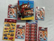 Lot Of Disney Pixar Cars Stickers Qty 363 W/ Gift Bag
