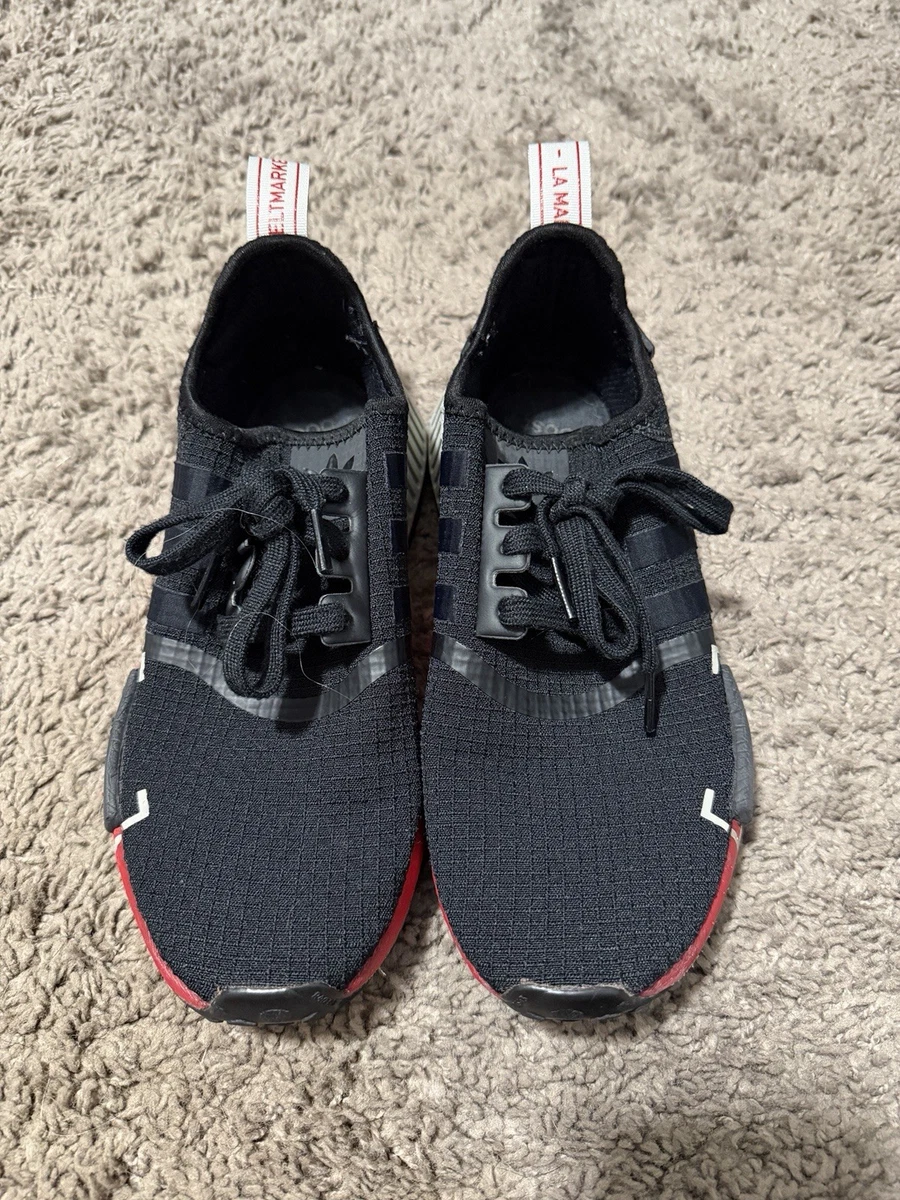 adidas gazelle silver green womens Shop Black Mens adidas NMD R1 Lace Up Sneakers – Shoebacca main image 0