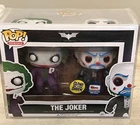 Funko Pop DC The Joker + Bank Robber GITD 2-Pack. Gemini Exclusive LE 480 New