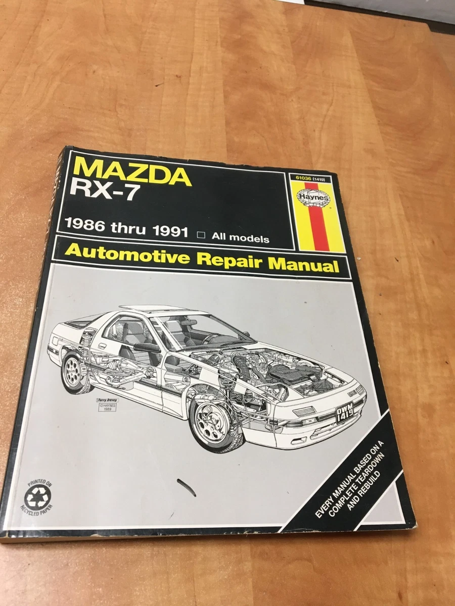Repair Manuals & Literature for Mazda RX-7 for sale | eBay