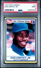 1991 POST CEREAL KEN GRIFFEY JR. #11 PSA 9 POP 104 SEATTLE MARINERS