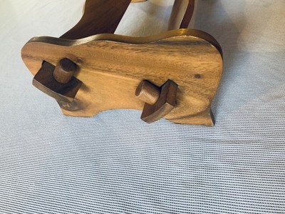 VINTAGE Hering Konstruktion - zerlegbar - Teak Hartholz - Buchauflage