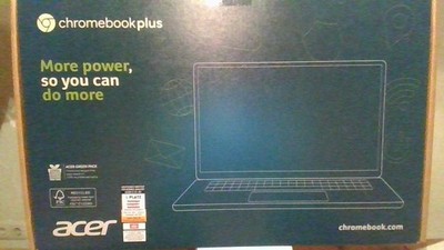 Acer Chromebook Plus 514 Grau 8GB/128GB ChromeOS Notebook 14'' Intel i3 UHD 60 Hz