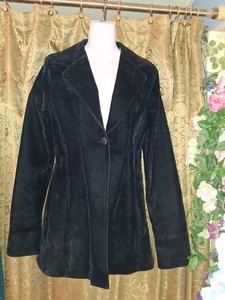  XI USA Gorgeous Sz 10 Black&Gold Coat Lined Well Designed