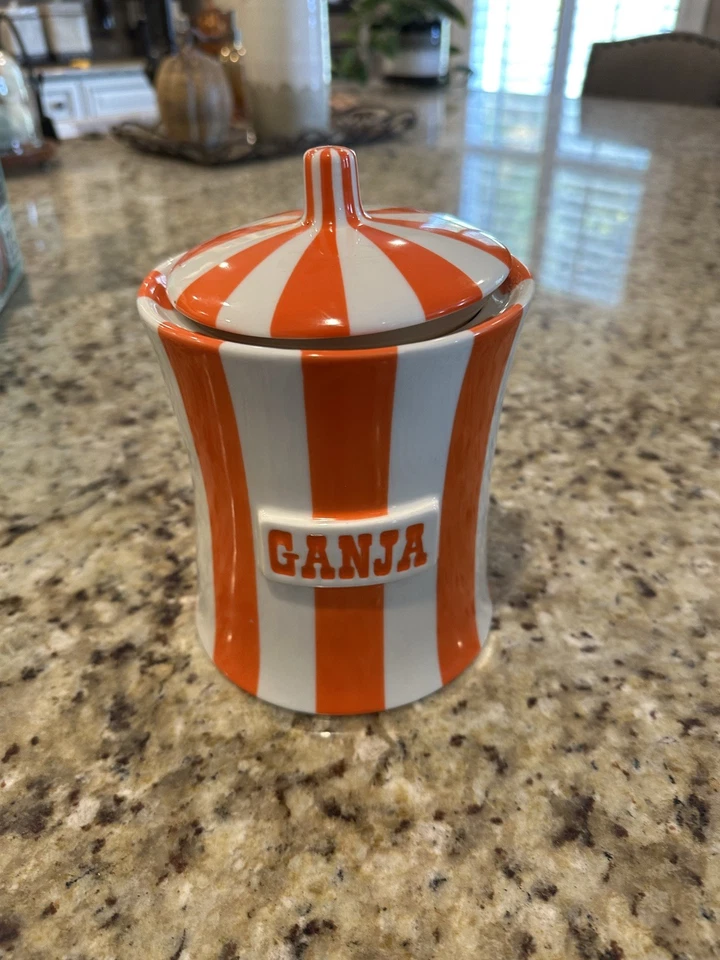 Контейнер Jonathan Adler Vice оранжевый/белый - снят с производства - Изображение 4 из 4