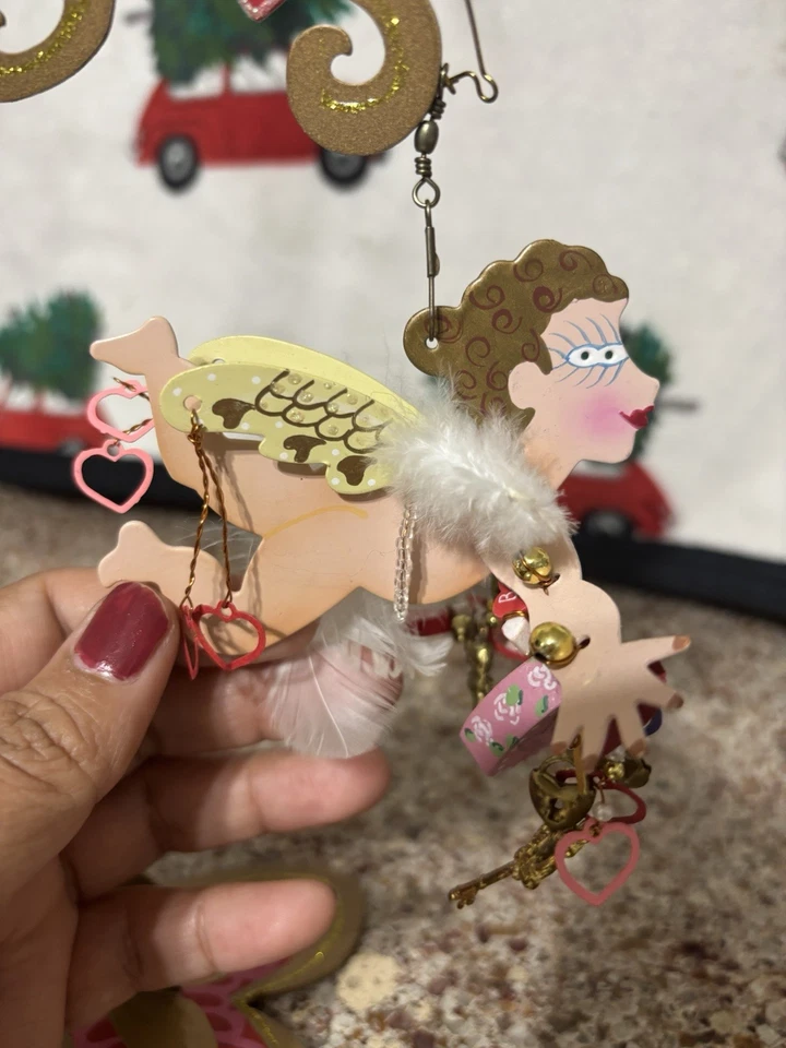 Елочное украшение Karen Rossi Silvestri Fanciful Flights Cupid - Изображение 3 из 4