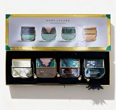 Marc Jacobs Decadence sample spray gift set 4x25ml mini perfume bottles