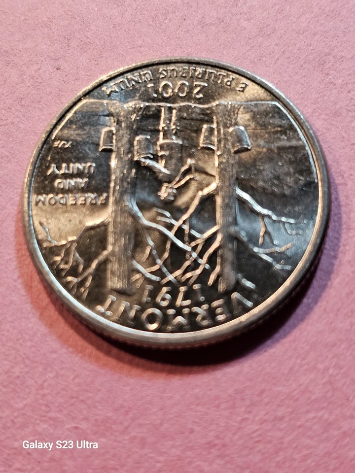 1791-2001D VERMONT Quarter Dollar - Image 4 of 4