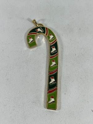 Wallace Ice Skate Candy Cane 2014 Xmas Ornament