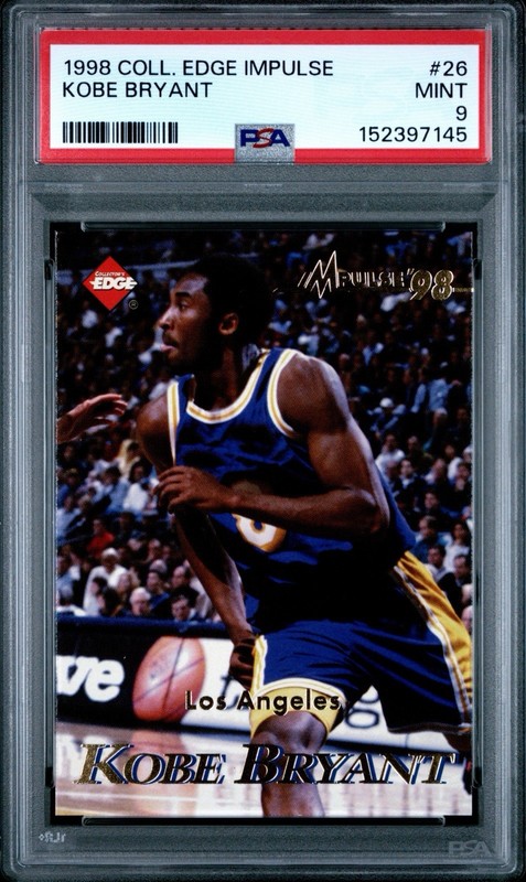 1998 Collectors Edge Impulse 26 Kobe Bryant PSA 9 POP 22 Rare
