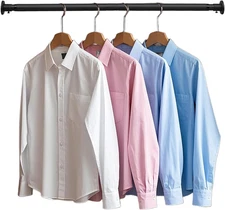 Closet Rod,30 to 92 inch Adjustable Closet Rods for Hanging Clothes,Closet Ro...