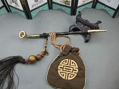 SET PIPE FUMO TABACCO SAMURAI KISERU GIAPPONESE SET stile EDO nuovissimo - Foto 4 di 4