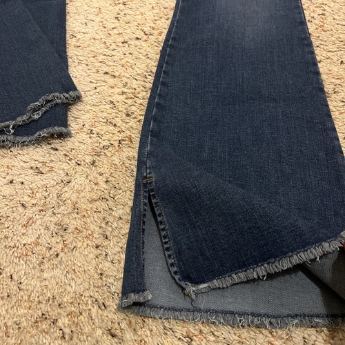 Lee® Women's Heritage High Rise Flare Jean with Raw Hem NWT 16 S - Picture 8 of 8