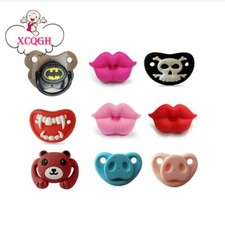 j FUNNY PACIFIER BOTTLE TEAT BATMAN NIPPLE LIPS PIGLET FOOTBALL