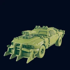 Wasteland Battle Car - Beyond the Badlands - EC3D - Wasteland Terrain Wargaming 