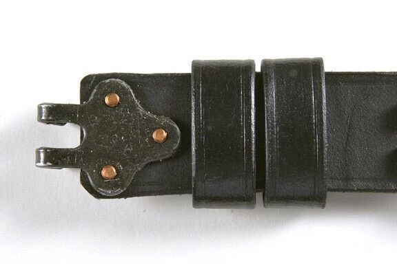 BLACK LEATHER M1907 MILITARY RIFLE SLING M1GARAND 1903 SPRINGFIELD - Image 3 of 4