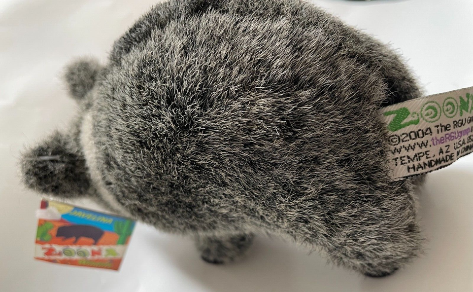 Zoona Wildlife 2006 Javelina Peccary Miniature Stuffed Animal Plush Toy