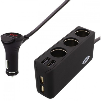 Steckdose 4ER mit 4 USB 4X USB  3X STECKD socket