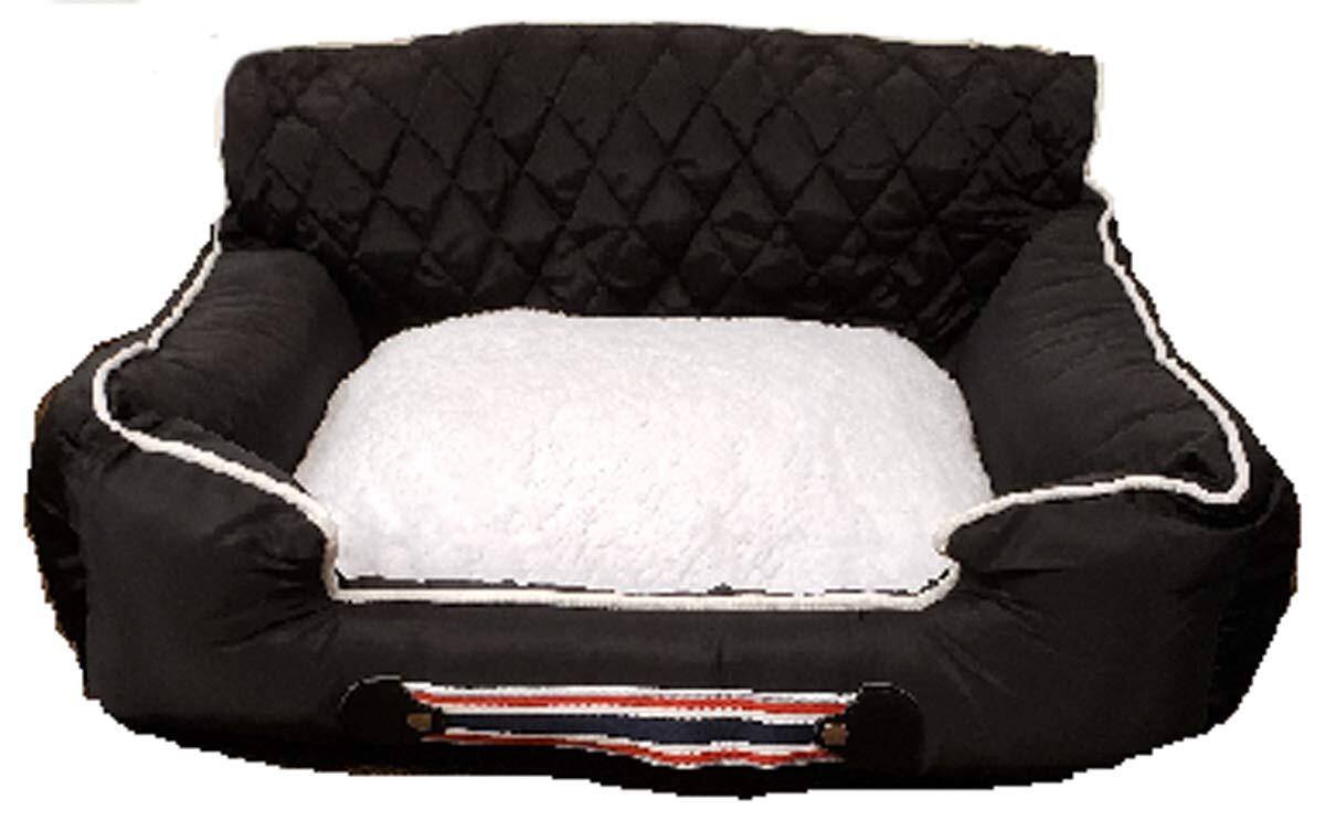 Seat Armour Black Pet2G100B Komfort2Go Car Pet Bed and Seat Cover for