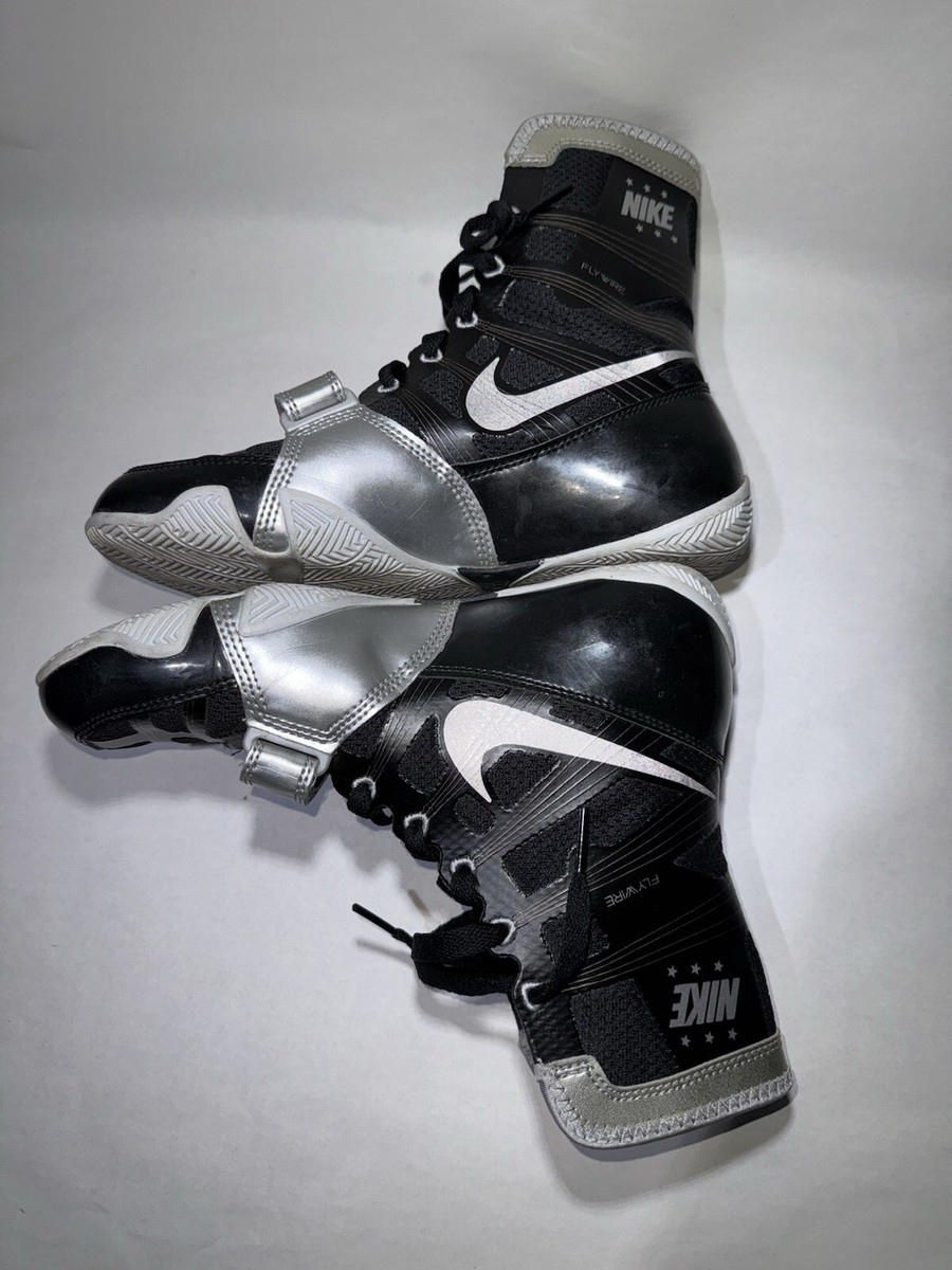 Nike HyperKO Black/Silver Boxing Boots Mens Size 6.5-7? Read