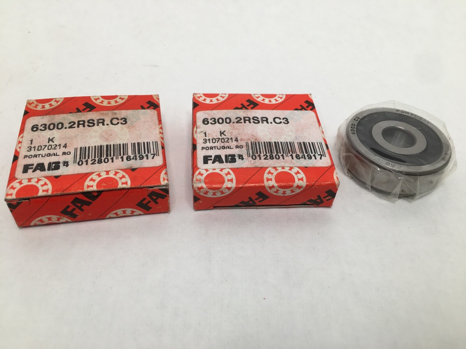 FAG 6300.2RSR.C3 Bearing Rubber Seals 10x35x11 mm 6300 2RSR 2RS C3 6300RS 2  pcs - Menya Musashi