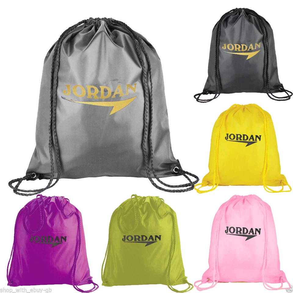 Premium School Drawstring Book Bag Sport Gymsac Swim PE Backpack