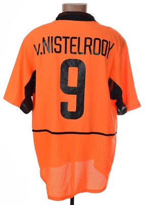 HOLLAND 2002/2004 HOME FOOTBALL SHIRT SIZE XL ADULT #9 V