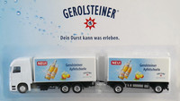 Gerolsteiner Apfelschorle Mercedes Benz Actros Lkw Modell 1:87 Mit AnhäNger