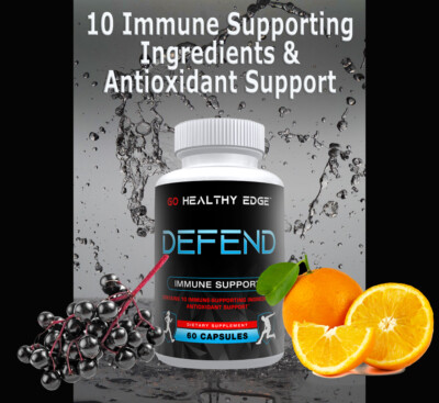 Immune System Booster, Antioxidant, 10 Multi-vitamin, C E B6 Zinc Elderberry....