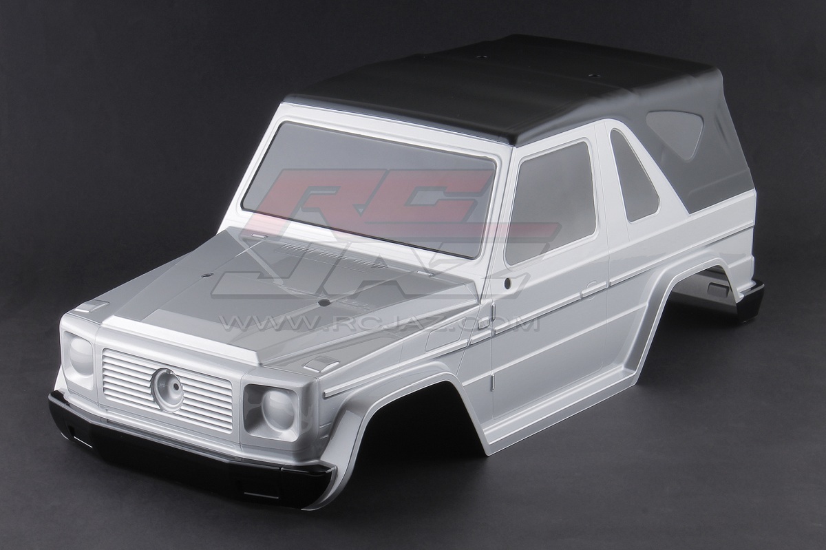 タミヤ　ベンツ　G320 CABRIO RCボディ 1/10 スケール　塗装済み メルセデス・ベンツ G 320 カブリオ 塗装済みシルバーボディ (MF