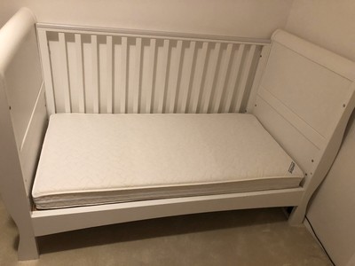 izziwotnot bailey sleigh cot bed