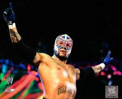 WWE REY MYSTERIO JR OFFICIAL LICENSED ORIGINAL 8X10 WRESTLING PHOTO FILE PHOTO 4