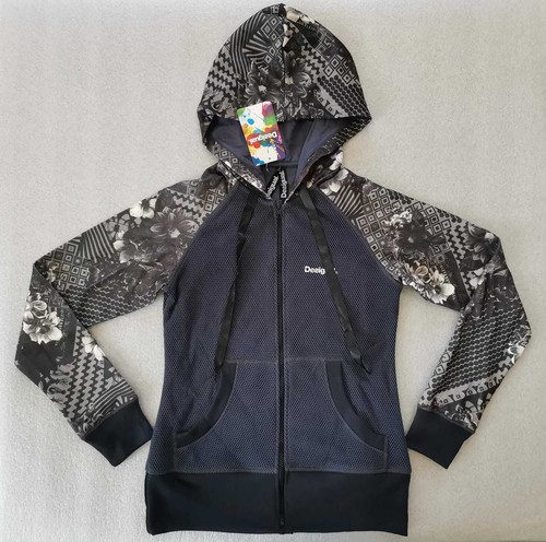 Blouson Avec Capuche DESIGUAL Taille 38 (M) Femme - Occasion Très Bon état - Multicouleur