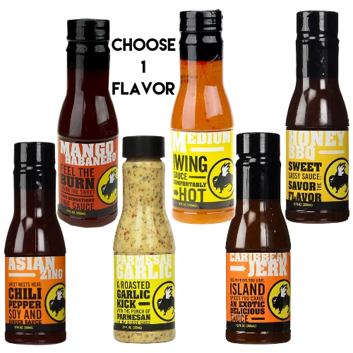Buffalo Wild Wings Sauce -PICK ONE 12 OZ BOTTLE- 15 flavors *Quantity Discount*