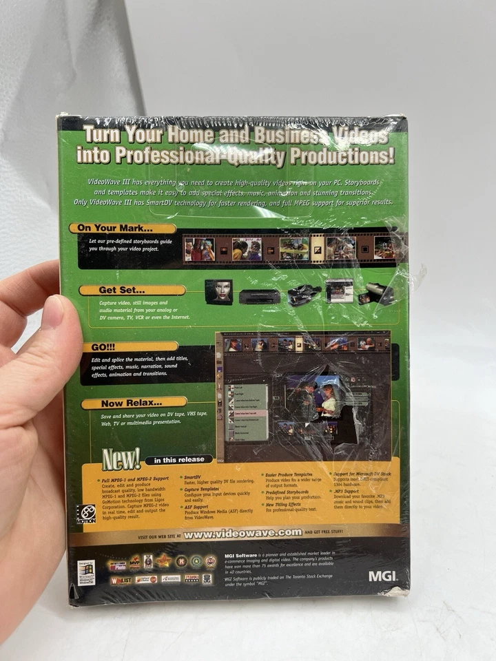 VideoWave III-PC CD Digital Video Editting Effect Tools For Win 98 And NT Sealed - Image 4 of 4